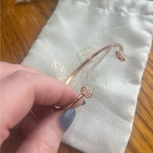 Kendra Scott Rose Gold Open Cuff Bracelet